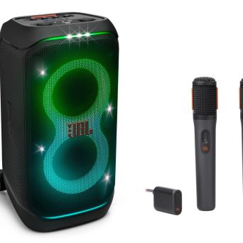 JBL Partybox Stage 320 + zestaw mikrofonów bezprzewodowych - dostawa gratis - oferta promocyjna - bez rat 0%