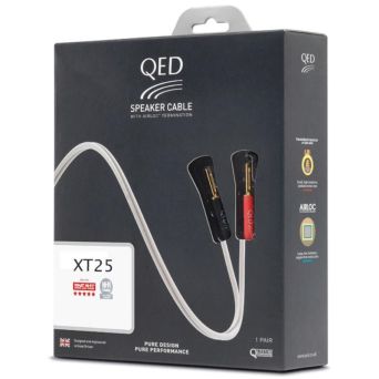 Kabel QED XT25 QE1464 - konfekcja 2 x 5m z wtykami bananowymi