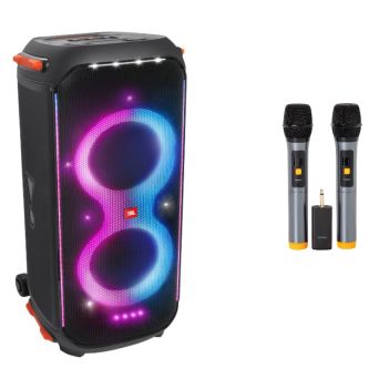 JBL Partybox 710 + Tonsil MDB 320 - aktywny głośnik imprezowy + zestaw mikrofonów bezprzewodowych - 2 lata gwarancji - dostawa gratis